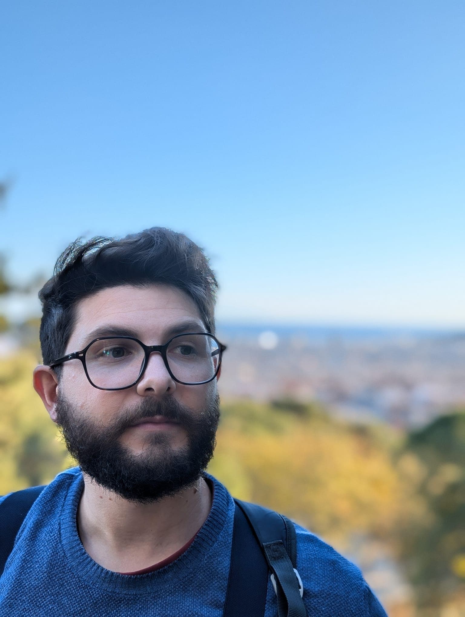Ritratto di Matteo Tegnenti a Barcellona
